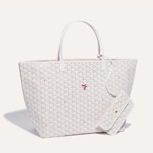 Goyard Saint Louis Claire-Voie GM Tote Bag PINK/WHITE